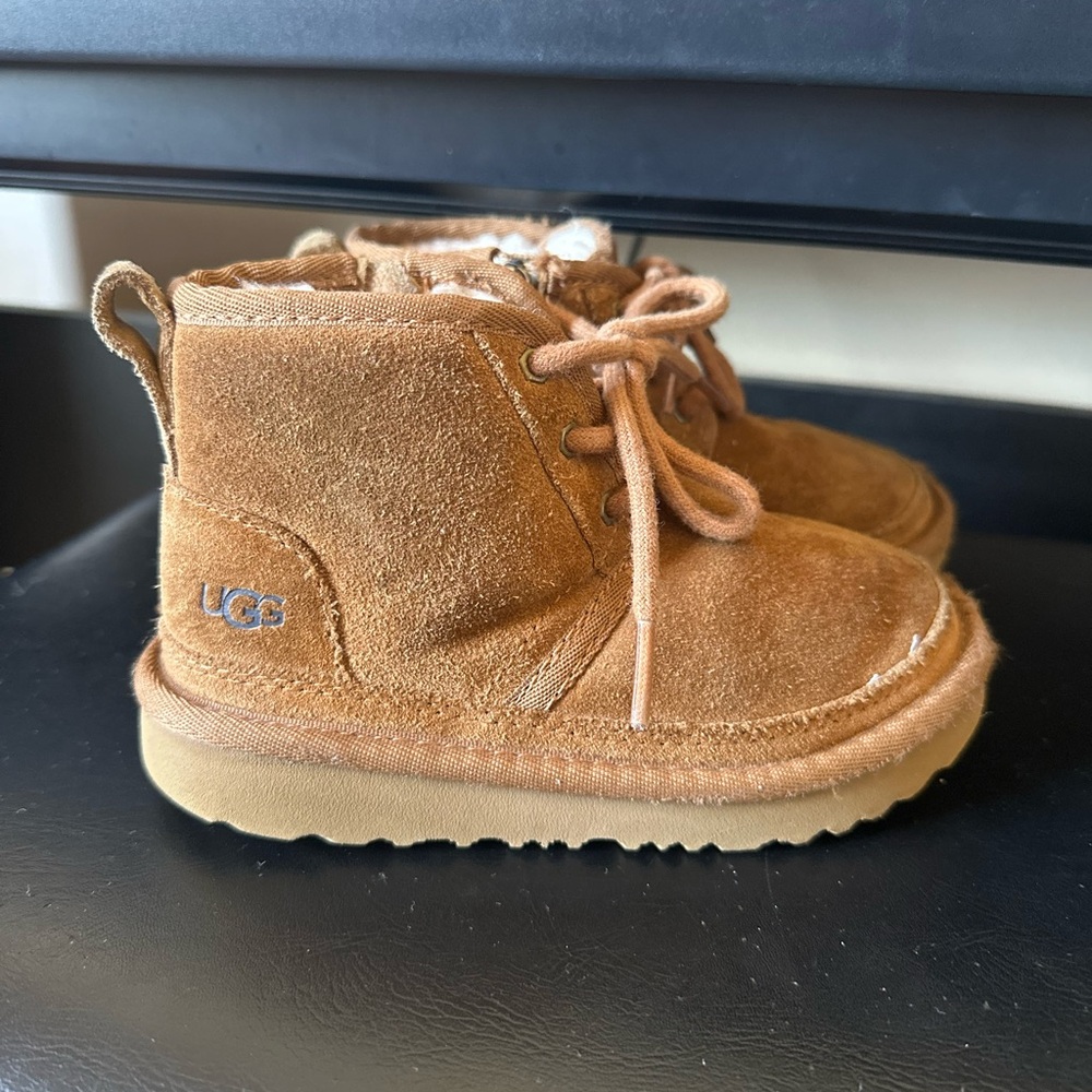 UGG Kids Tan Suede Boots